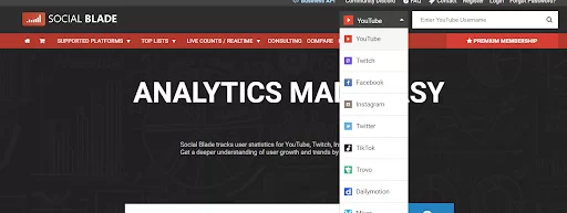 Youtube Аналітика у Social Blade - Mnews.Agency