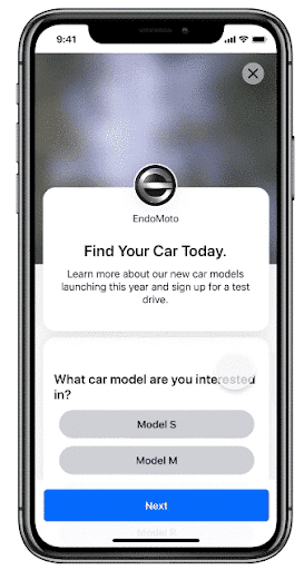 знайдіть свою машину сьогодні, головна реклама на Facebook